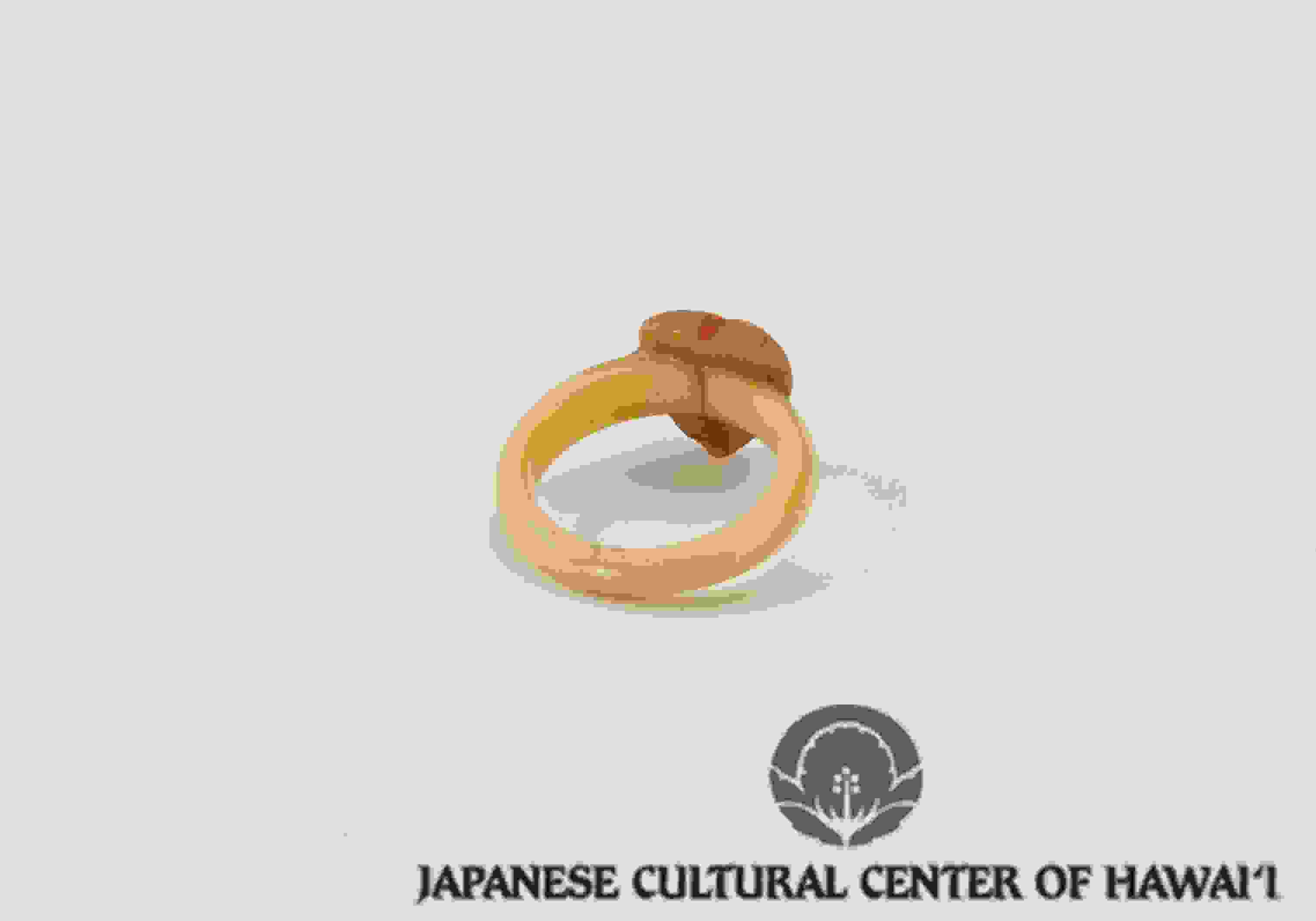 Pink heart ring crafted by Nishimura