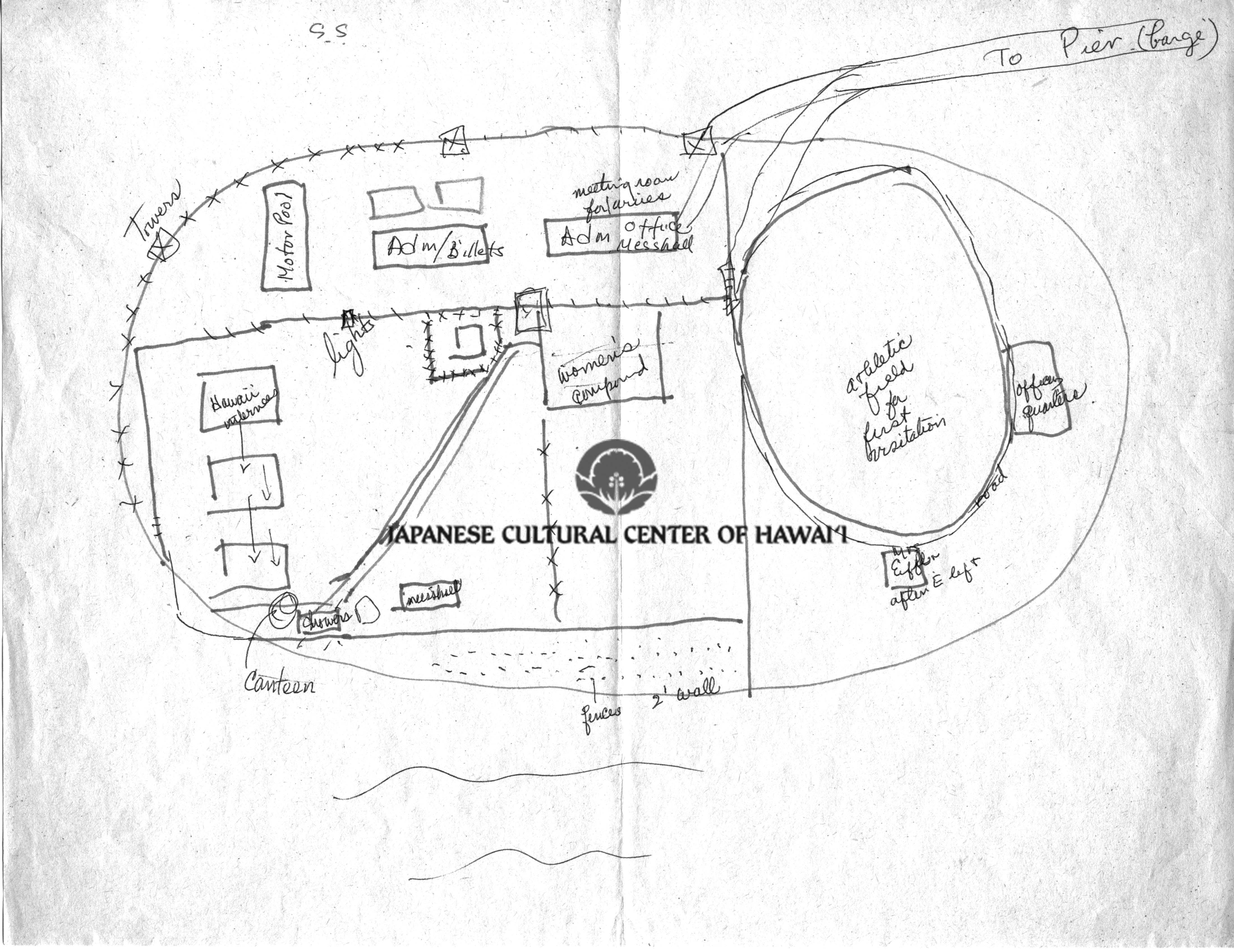 Sand Island map